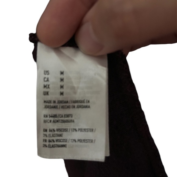 American Eagle Split Back Purple Open Front Cardigan Medium - Picture 6 of 7